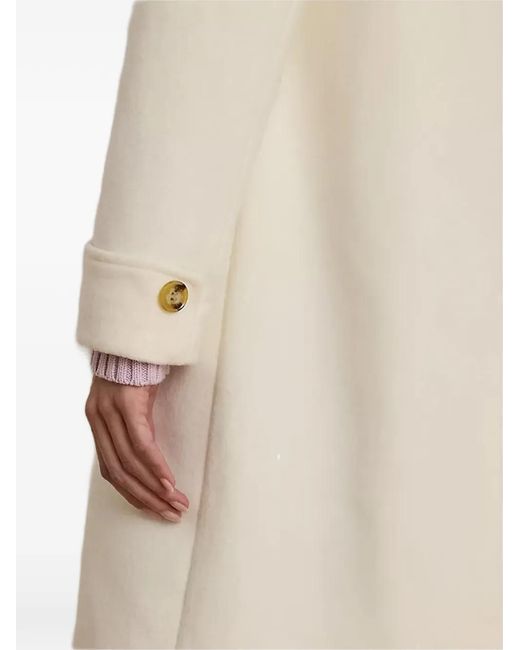 Ralph Lauren Natural Buttoned Coat