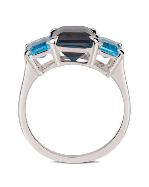 Dinny Hall Blue Trinny Trilogy Ring