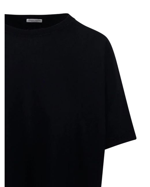 Roberto Collina Black Crew-Neck Short-Sleeve T-Shirt