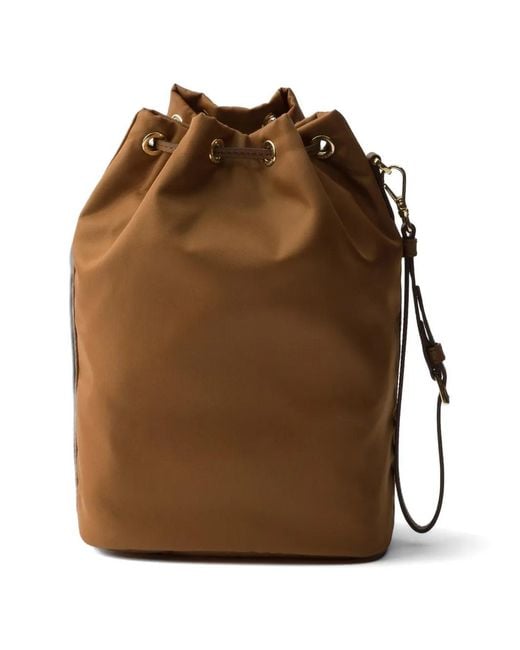 Prada Brown Re-Nylon Pouch