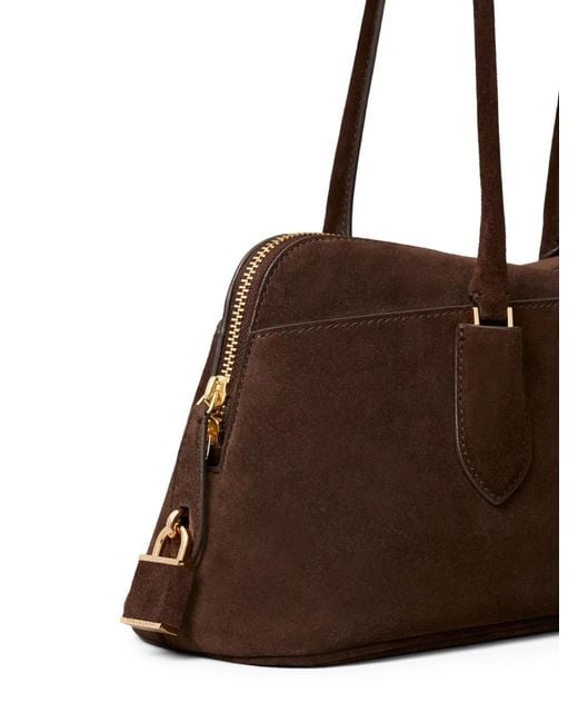 Tory Burch Black Sac À Bandoulière Lock East-West