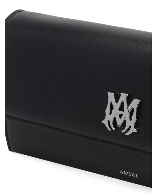 Amiri Black Ma Logo-Plaque Shoulder Bag