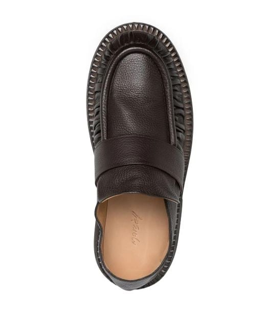 Marsèll Brown Alluce Estiva Leather Loafers for men