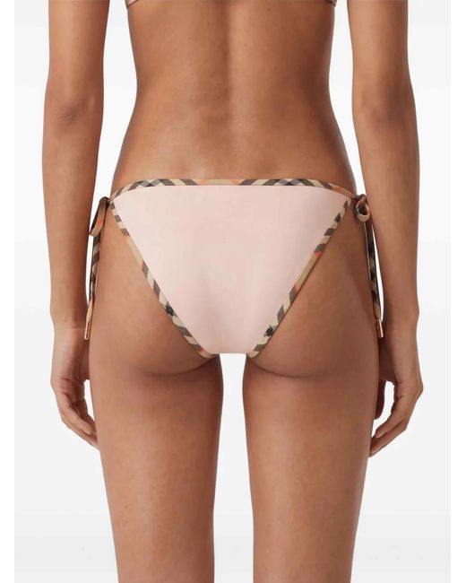 Burberry Natural Check Trim Bikini Briefs