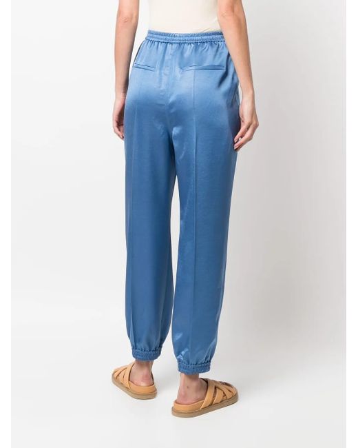 Nanushka Satijnen Broek in het Blue