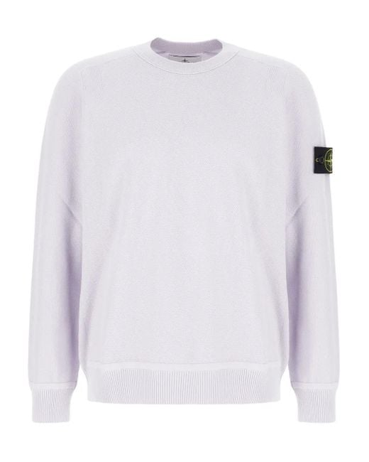 Farfetch Stone Island Basic Badge Sweatshirt Stone Island Compass