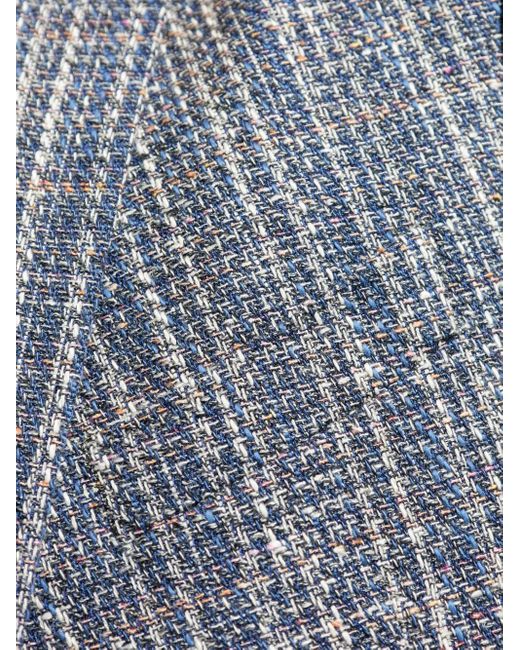 Etro Blue Tweed Blazer for men