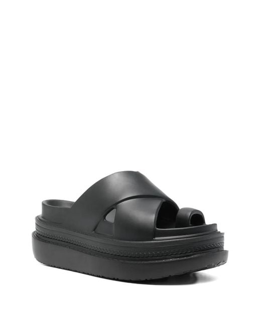 Sacai Black Foam Multiple Sole Sandals