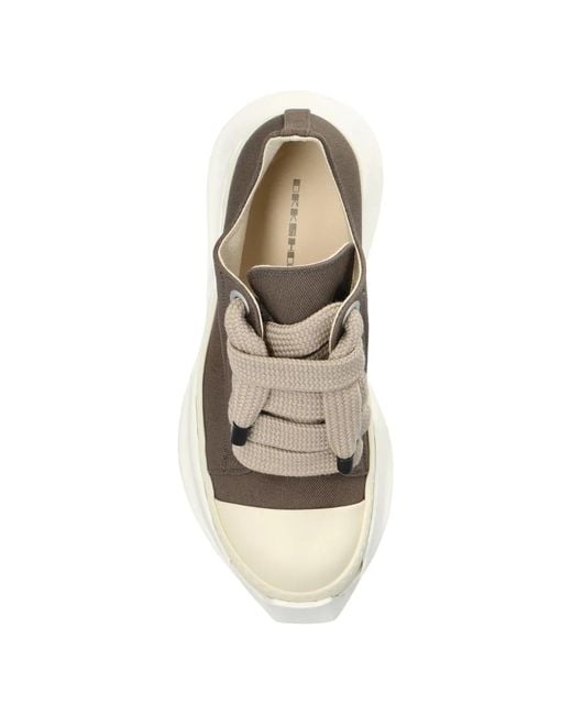 Rick Owens White Baskets Jumbolace Abstract for men