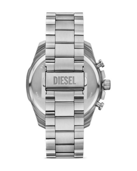 DIESEL White Mega Chief Slim 48Mm Watch for men