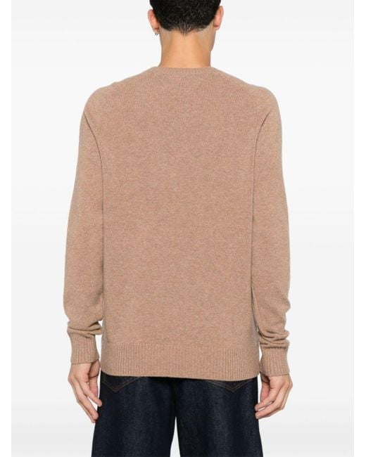 Tommy Hilfiger Natural Wool Crew-Neck Sweater for men