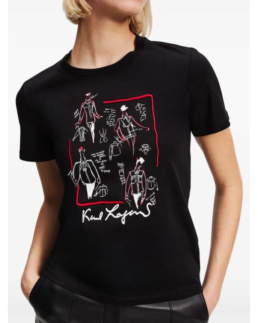 Karl Lagerfeld Black Karl Series T-Shirt