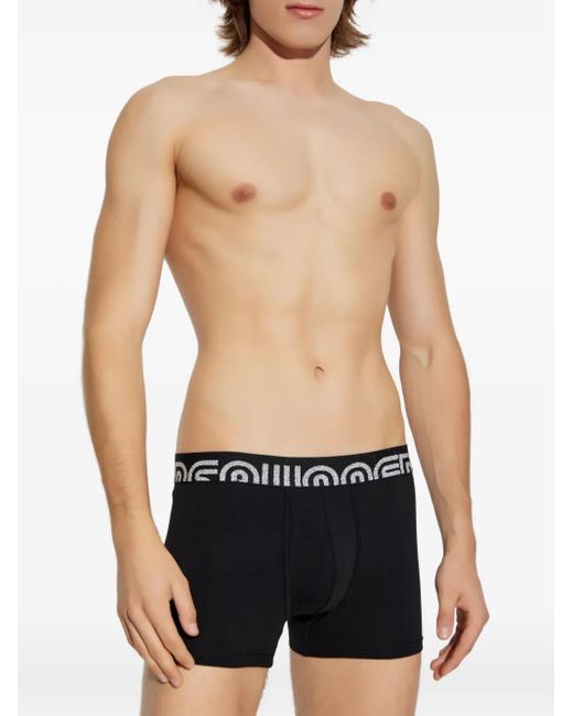 DSquared² Black Elastic-Waistband Boxers for men