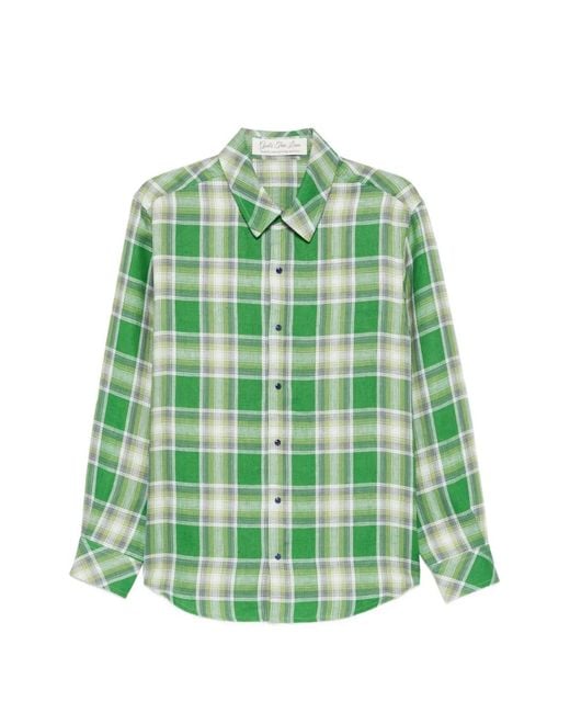 God's True Cashmere Green Harbor Tartan Shirt