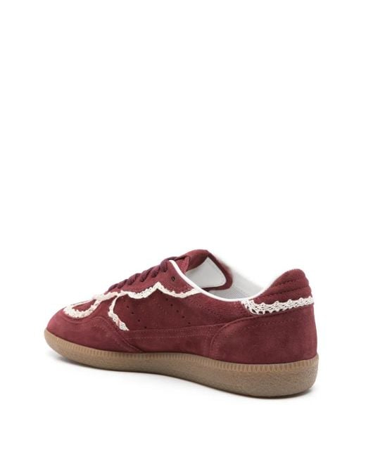 Alohas Purple Tb.490 Crochet-Trim Sneakers