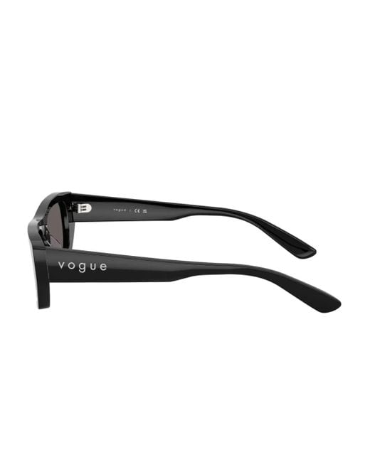 Vogue Eyewear Gray Square-Frame Sunglasses