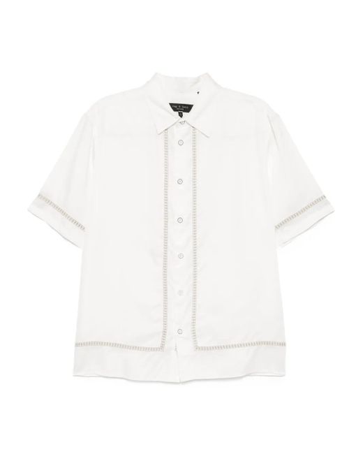 Rag & Bone White Dalton Shirt for men