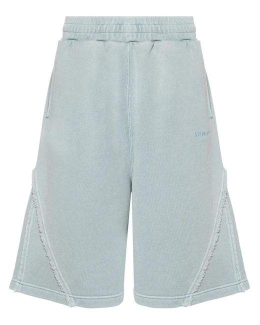 A_COLD_WALL* Cubist Katoenen Trainingsshorts in het Blue voor heren