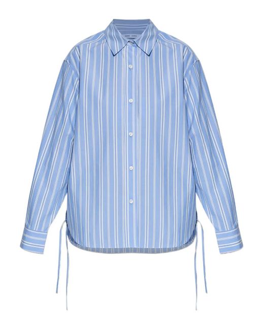 Samsøe & Samsøe Blue Sacatan Striped Shirt