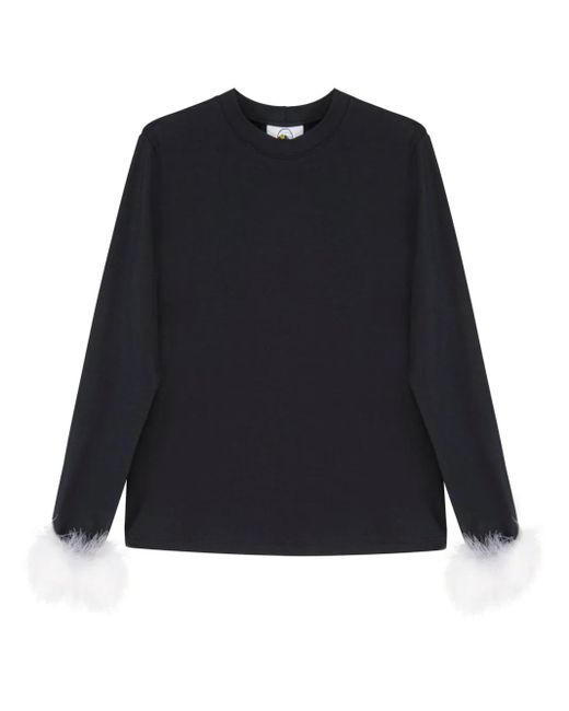 Sleeper フェザーディテール Tシャツ Blue