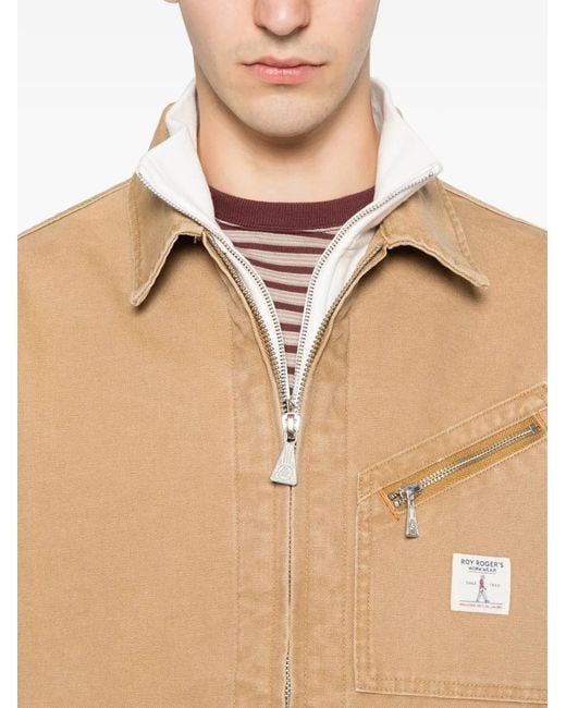 Roy Rogers Natural Workwear Zip-Up Jacket for men