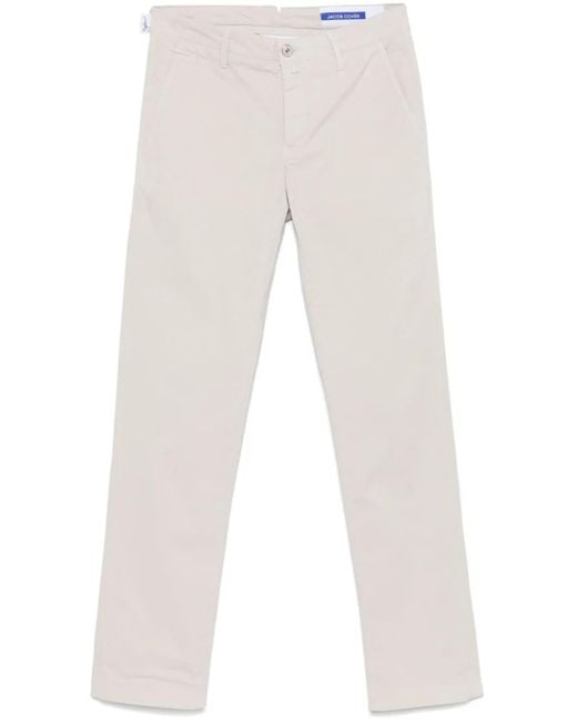 Jacob Cohen White Bobby Trousers for men