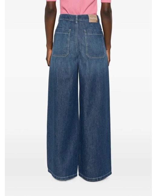 Vaqueros Anchos Max Mara de color Blue