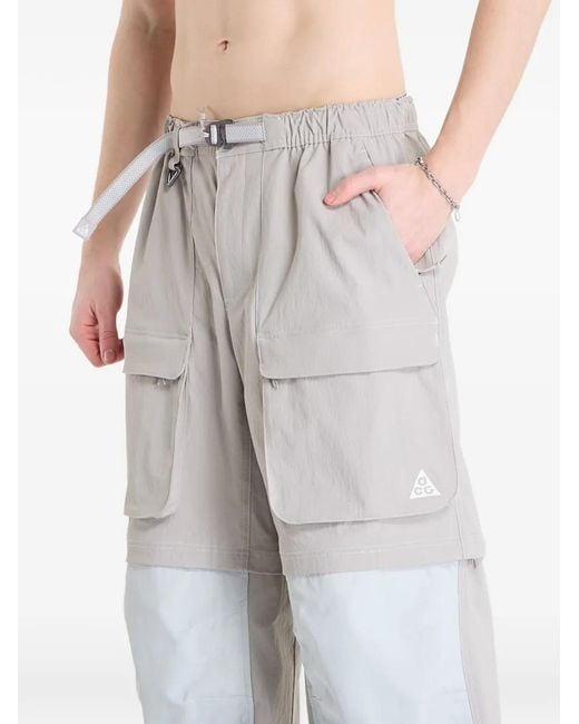 Nike Gray Smith Summit Zip Cargo Pants for men