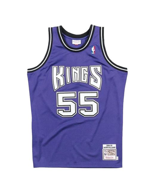 Mitchell & Ness Blue X Nba 1998-99 Sacramento Kings Jason Williams Jersey for men