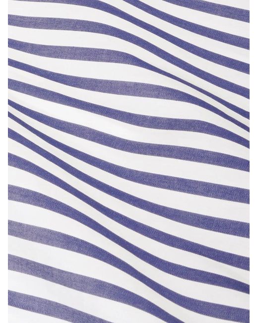 Sporty & Rich Blue Sport Striped Shorts