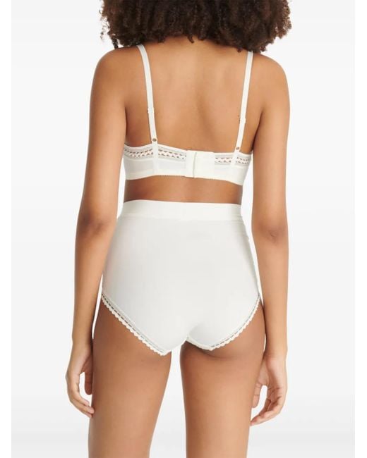 Eres White Tempo High-Waisted Briefs