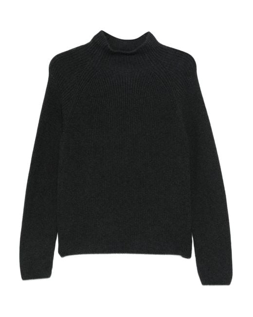 Marc O' Polo Black Funnel-Neck Sweater