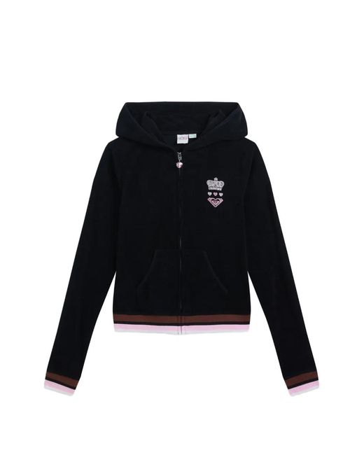 Juicy Couture Black X Roxy Terry-Towelling Hoodie
