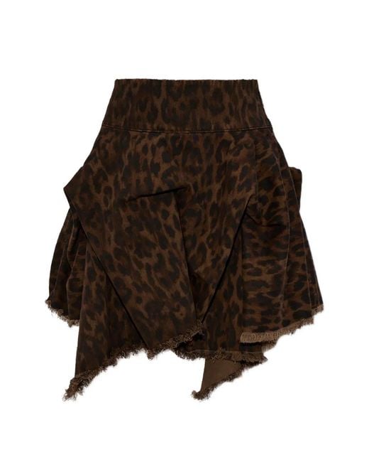AllSaints Brown Crissy Skirt