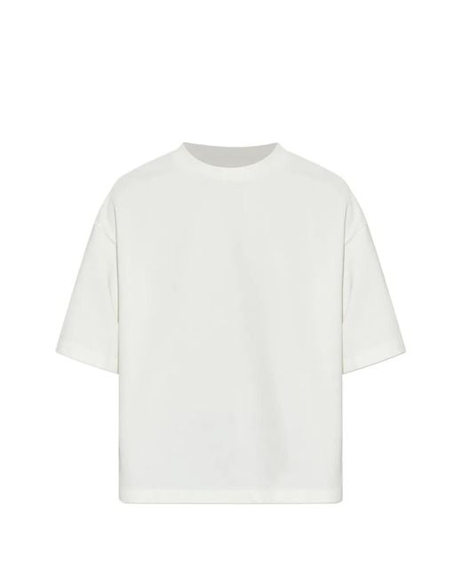AllSaints White Crochet-Patch Heart T-Shirt