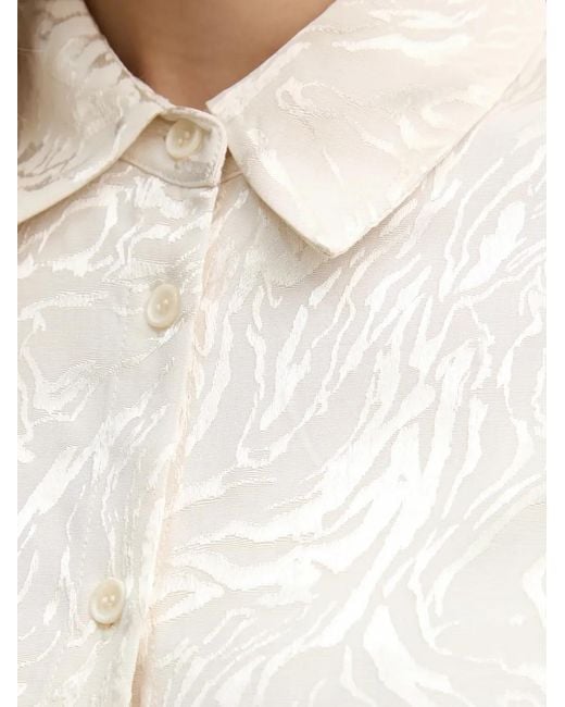 Silvian Heach White Patterned Blouse