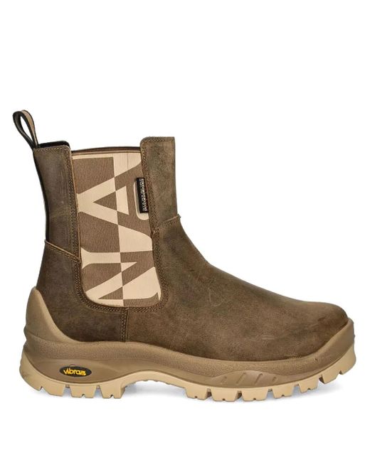 Napapijri Brown Crest Chelsea Boots for men