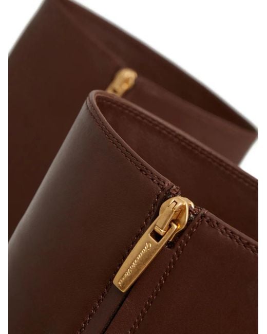 Gianvito Rossi Brown Zip Boots