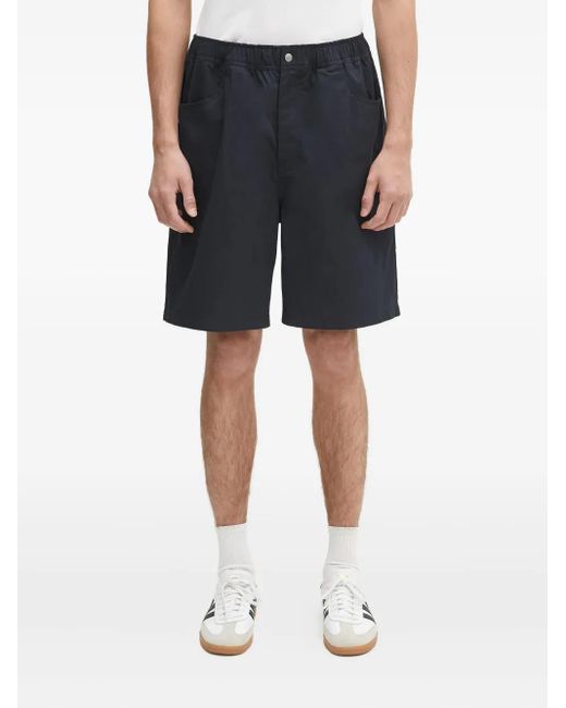 Norse Projects Blue Elastic-Waistband Shorts for men