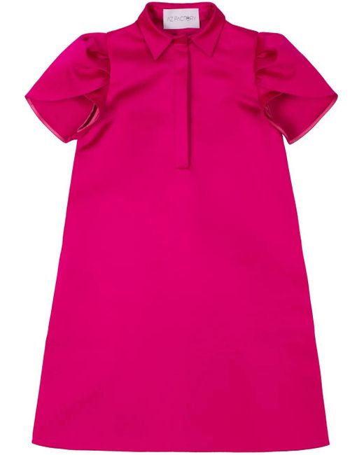 Abito Zinnia Con Ruches di AZ FACTORY in Pink