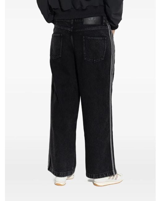 Adidas Blue 3-Stripes Jeans