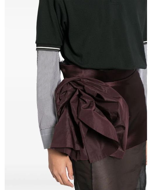 Maison Margiela Black Décortiqué Midi Dress