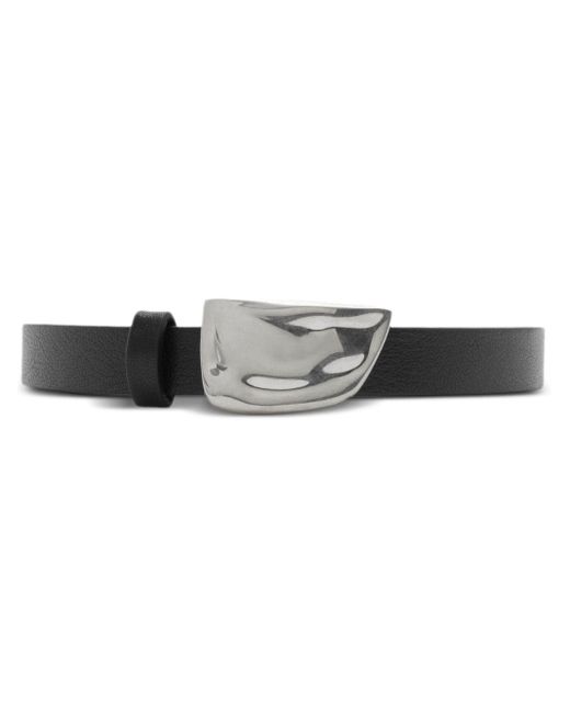 Burberry Black Shield Leather Belt