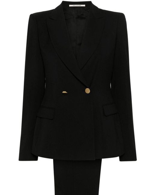Tagliatore Black T-albar Double-breasted Suit