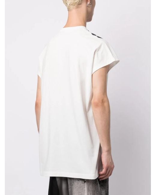 Julius Gray Graphic-Print Cotton T-Shirt for men