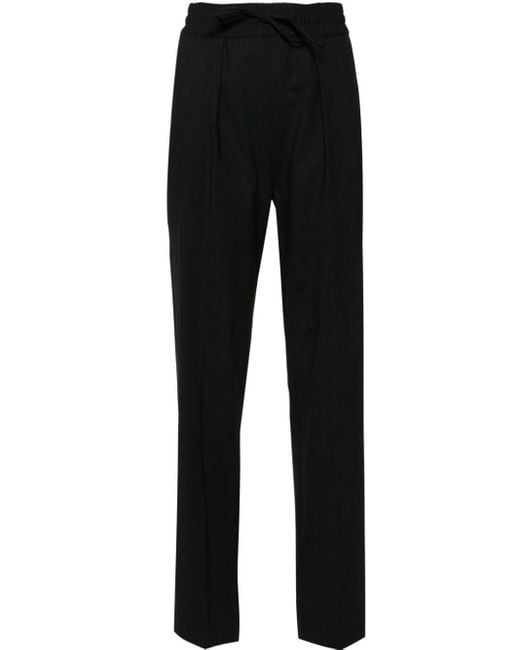 Pantalon à taille à lien de resserrage Isabel Marant en coloris Black