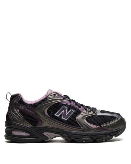 Sneakers 530 Metallic/Plum" di New Balance in Black da Uomo