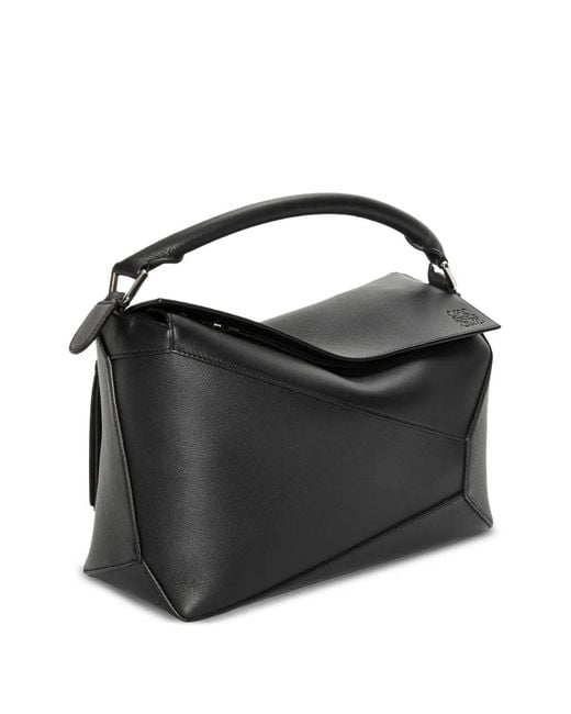 Loewe Black Medium Puzzle Edge Bag