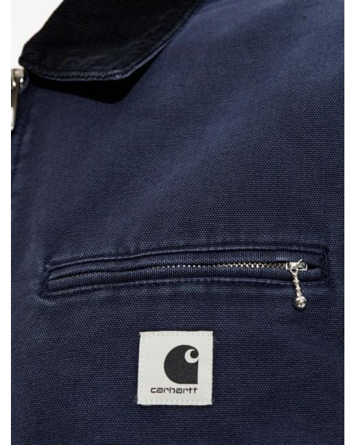 Giacca Con Zip E Logo di Carhartt in Blue