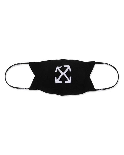 Off-White c/o Virgil Abloh Black Arrow Motif Face Mask